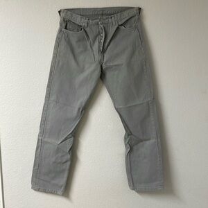 501’s Gray Button Fly Size W38 x L34